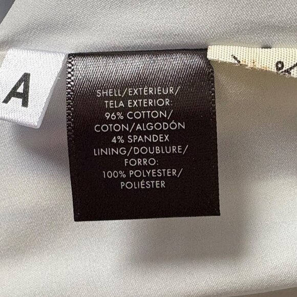 Ann Taylor Striped Poplin Wrap Dress, Blue White Women's Size 8 - Picture 11 of 12